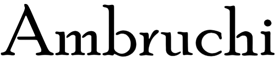 Ambruchi Официальный логотип бренда Ambruchi