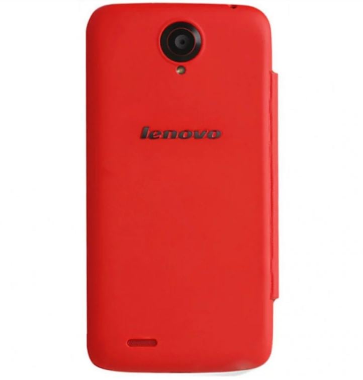 Чехол-книга боковая для Lenovo S820 красный оптом