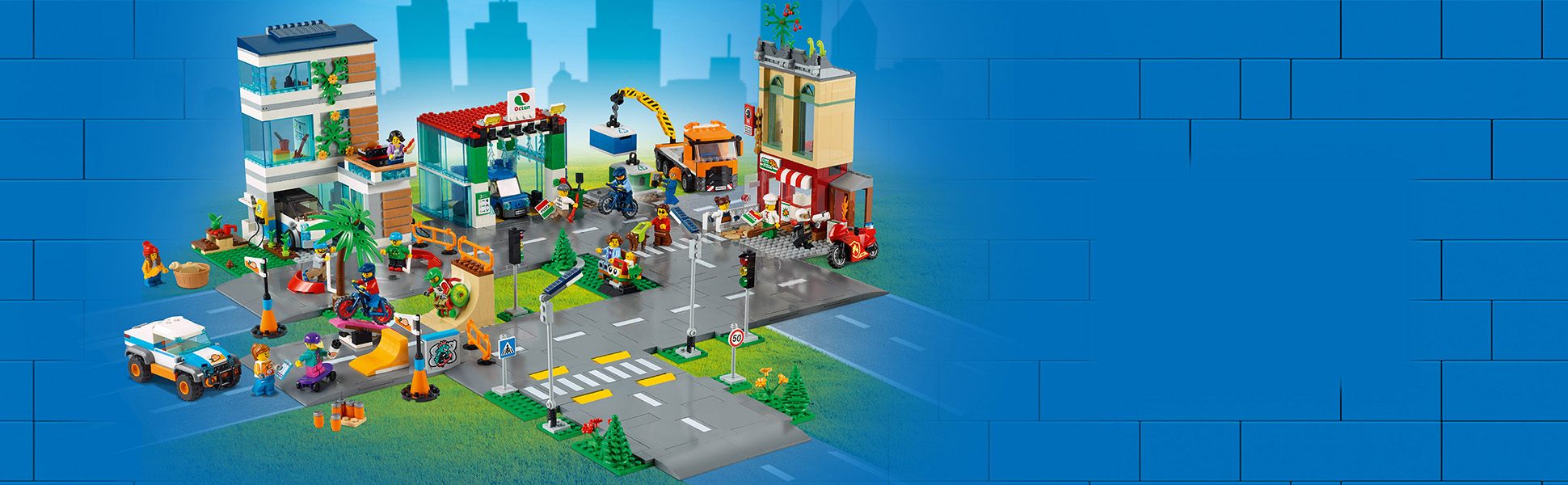 Об'єднуйте місто з Дорожніми пластинами LEGO®