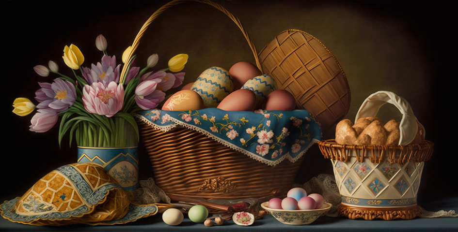 Нейромережа показала великодній кошик Нейромережа показала великодній кошик