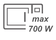 Максимальна потужність мікрохвиль (Вт): 700 Вт