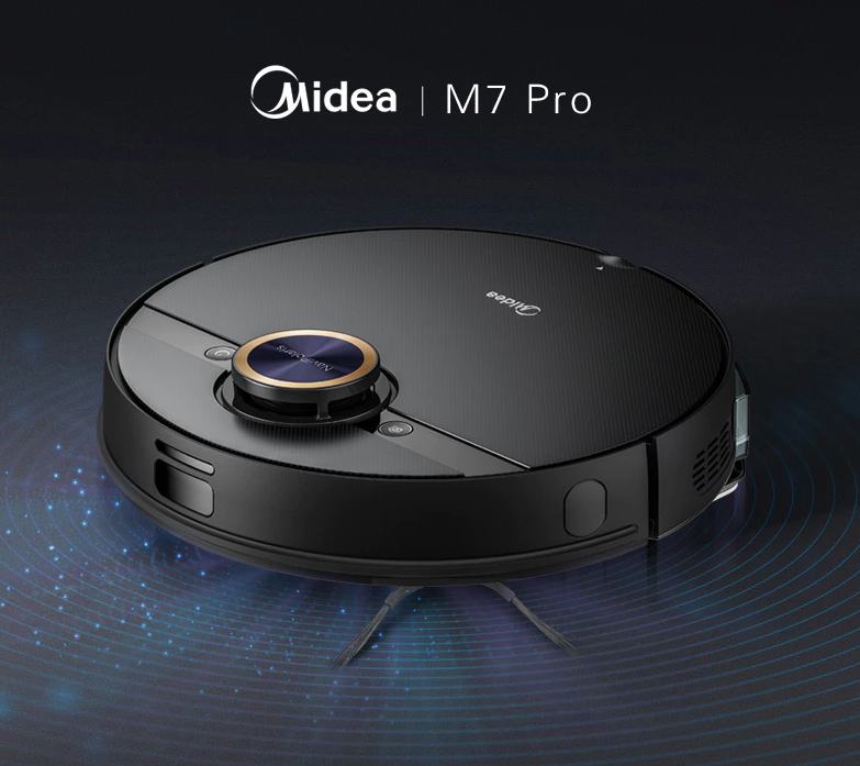 Робот-пилосос чорний Midea M7 Pro