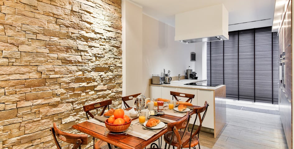 кухня открытого типа