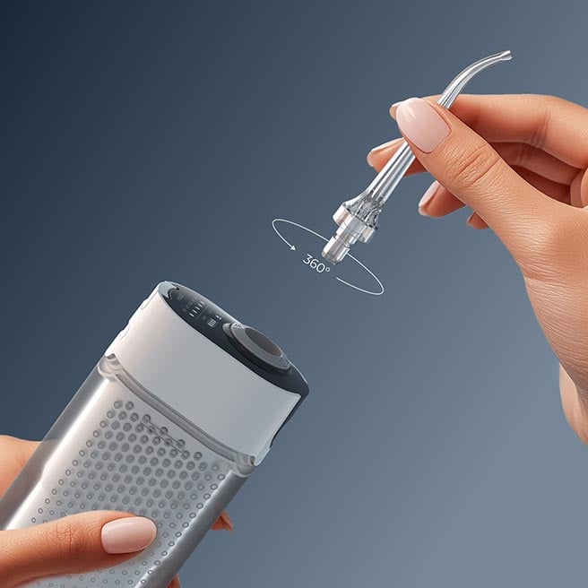 Обертання насадки на 360°