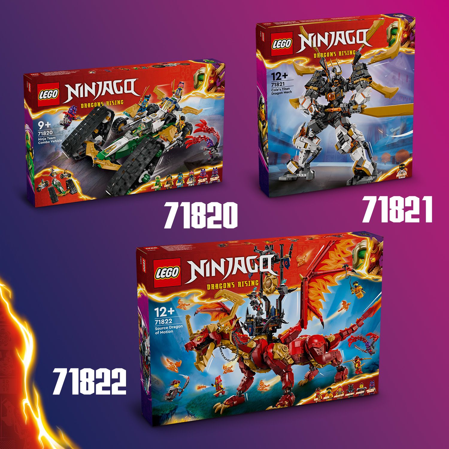 Більше наборів LEGO® NINJAGO® для колекціонування