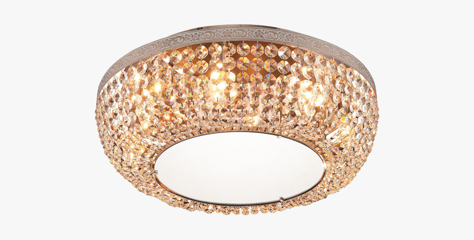 Люстра пристельова Altalusse 8х40 Вт E14 полірований нікель INL-1123C-08