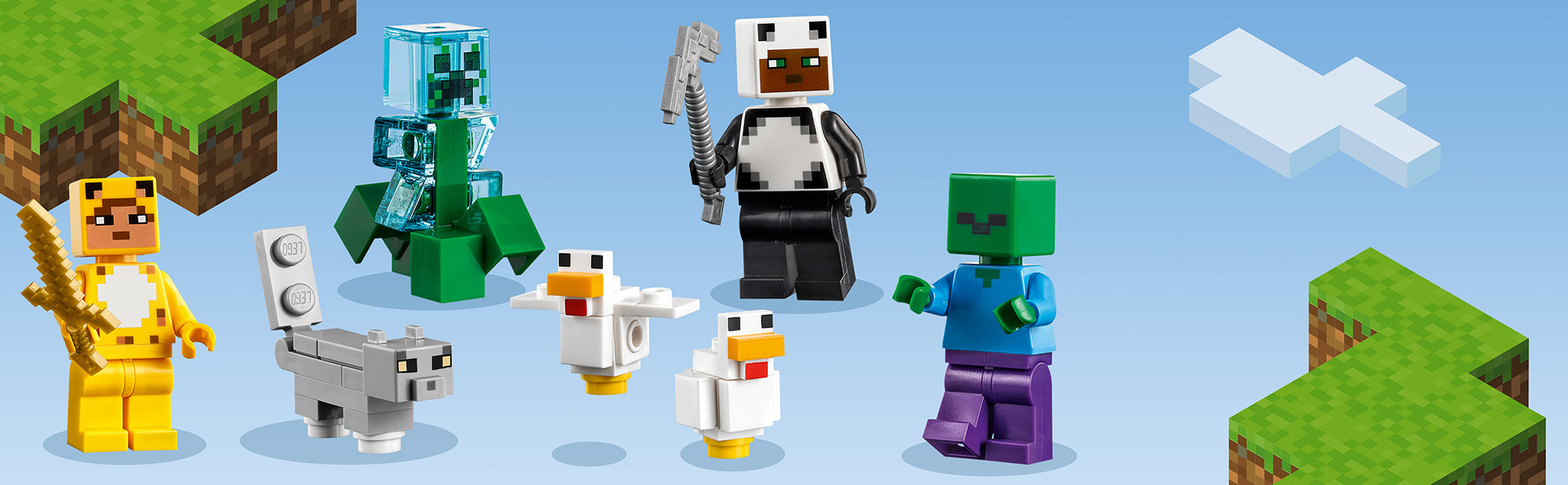 Знайомі персонажі Minecraft™