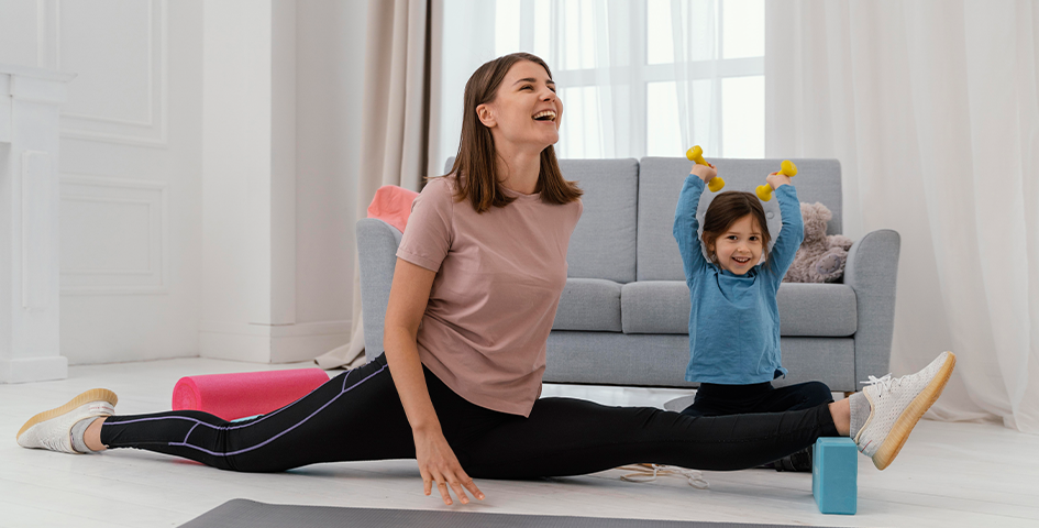 Домашнє тренування з дитиною Домашнє тренування з дитиною фото