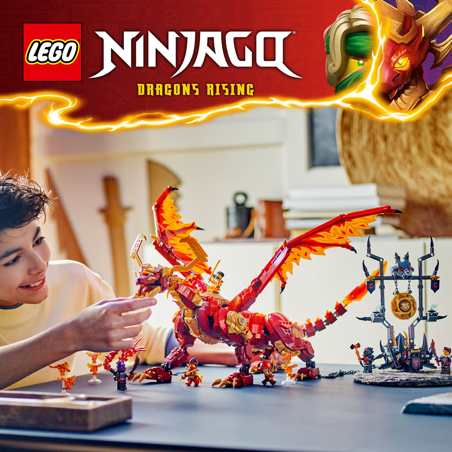 Найбільший в історії іграшковий дракон LEGO® NINJAGO®