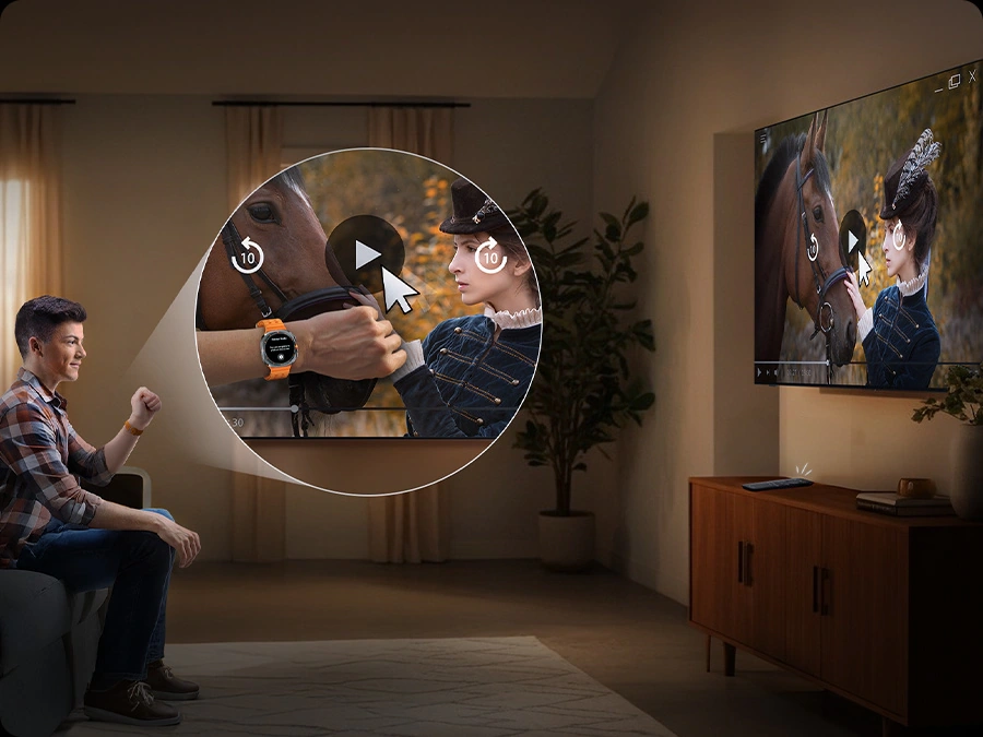 Управление жестами с Galaxy Watch