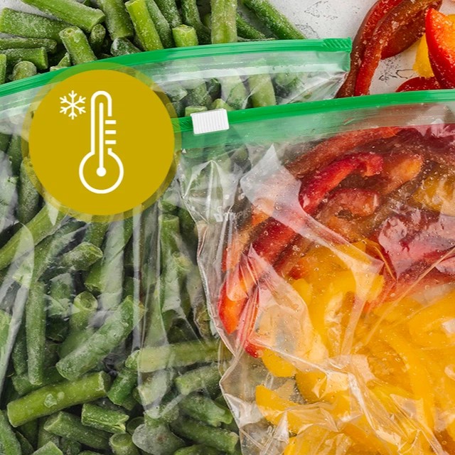 Збереження температури заморожених продуктів (овочів) протягом 36 годин