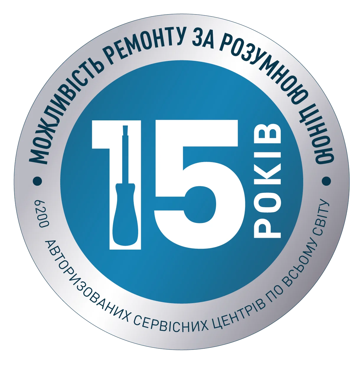 Ремонтопридатність 15 років